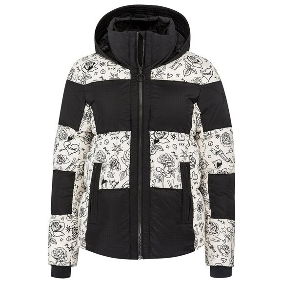 NEW! $850 Head Sportswear x Lindsey Vonn Ashley Down Ski Jacket!MBlack Creme